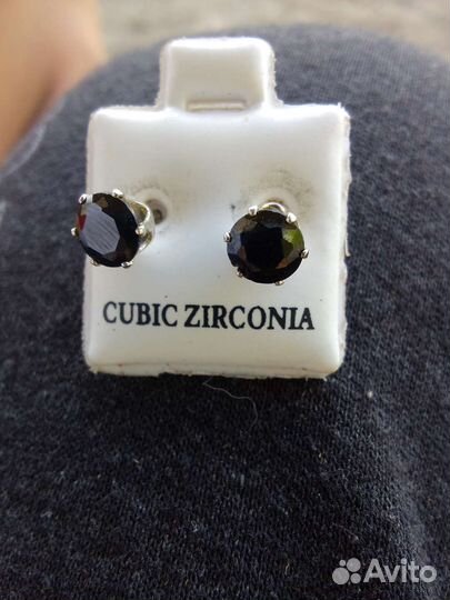 Серьги серебро