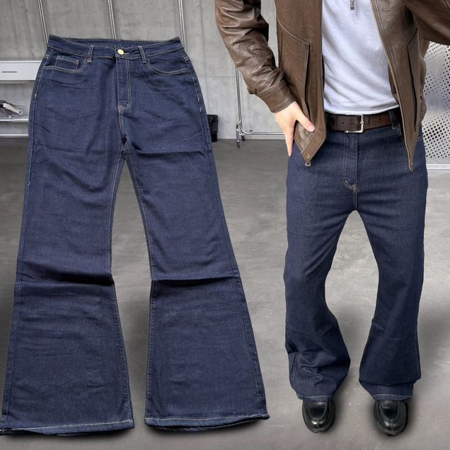 Джинсы буткат type Levi's 517 сырой деним