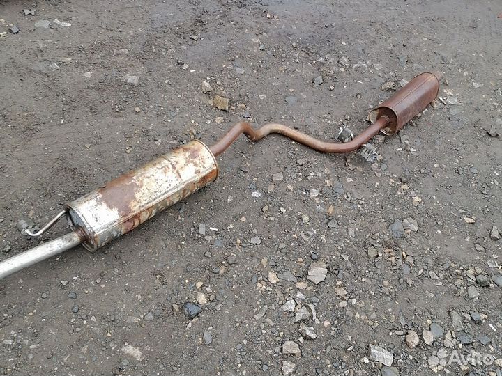 Глушитель volkswagen Polo mk 6 liftback 2020-2023