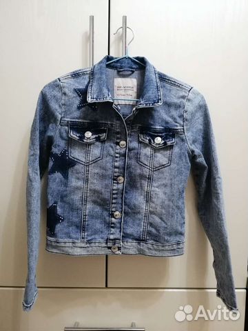 Джинсовая куртка для девочки 146 152