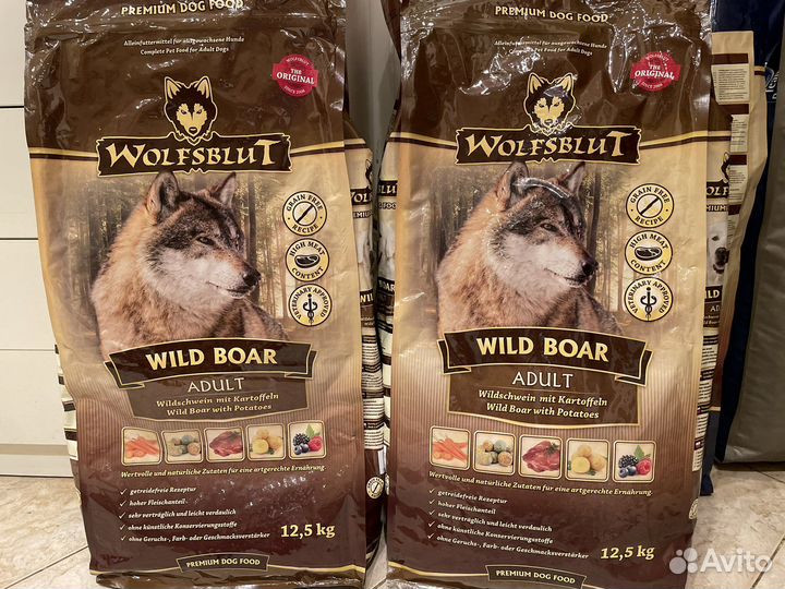 Корм для собак Wolfsblut 12,5 кг