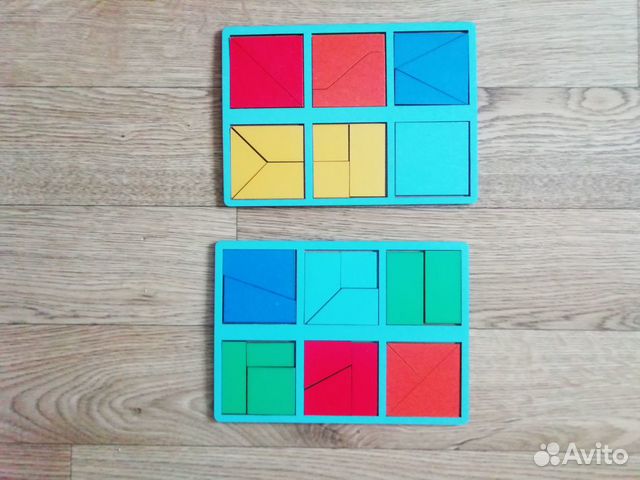 Головоломка квадрат Никитина 1уровень(2-4 г)