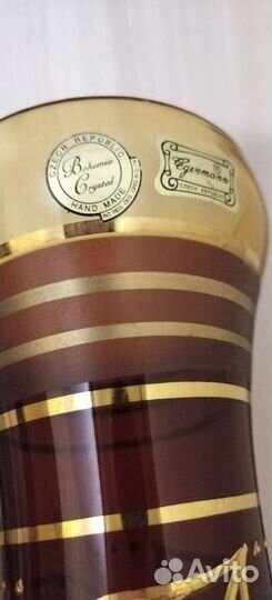 Хрустальная ваза чехия