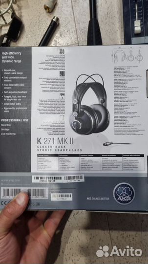 Наушники студийные AKG K 271 MK II