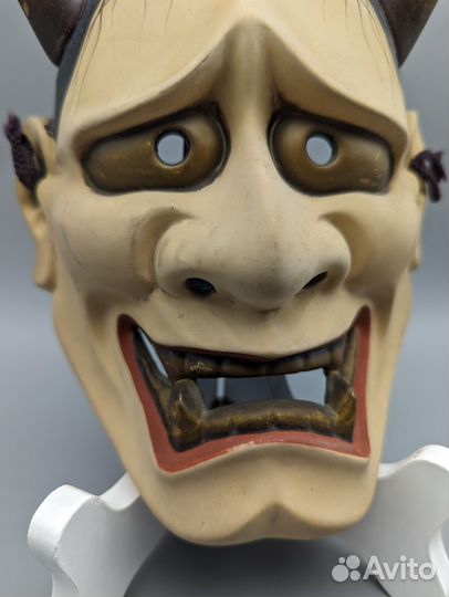 Маска Хання театра Но Япония Винтаж