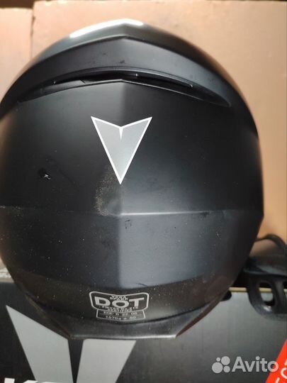 Шлем с подгоревом двойного визора