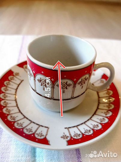 Новый Кофейный сервиз 6 персон