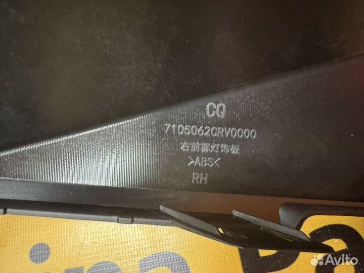 Заглушка дхо правая GAC GS3