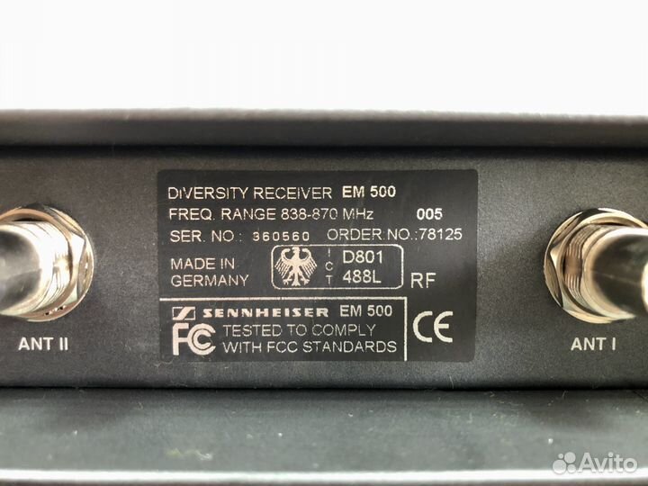 Радиосистема Sennheiser EW500 G1 838-870 mHz