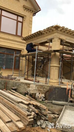 Облицовка дагестанским камнем