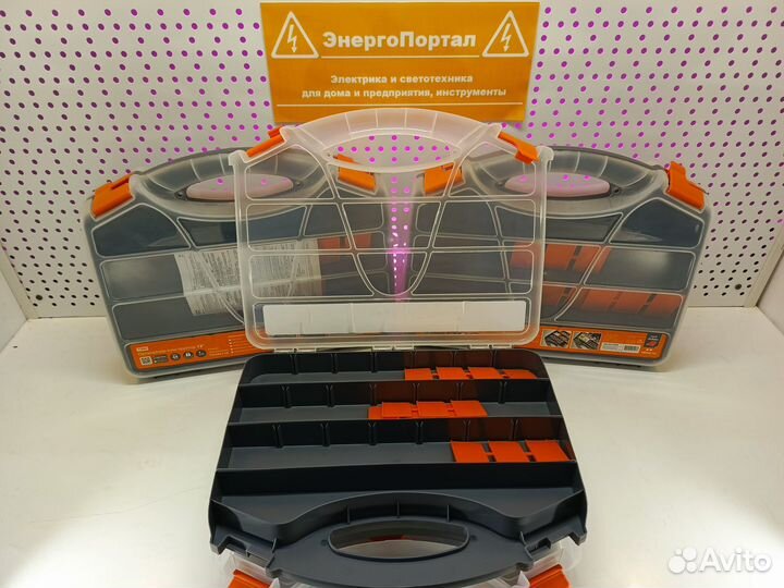 Ящик Органайзер-конструктор двухсторонний, 44 отде