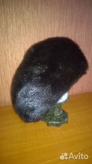 Берет. Шапка. из меха норки