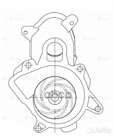 Насос водяной BMW X5(E70) /X6(E71) 07- 3.0D LWP2