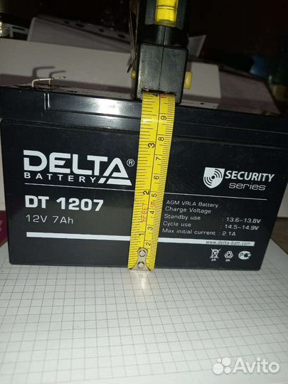Аккумулятор 12v 7Ah
