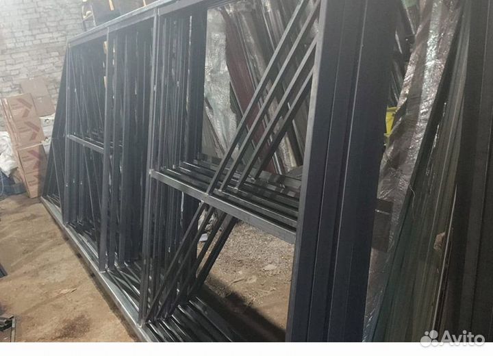 Откатные ворота - каркас