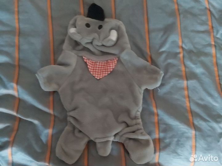 Костюмчик для собачки-мышка,размер м