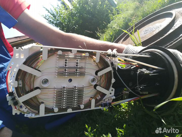 Сварка оптического кабеля (волс, оптика)