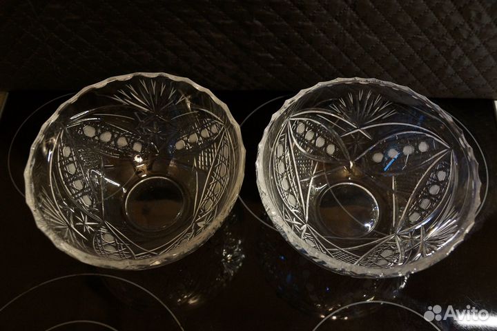 Салатники вазы хрусталь СССР посуда