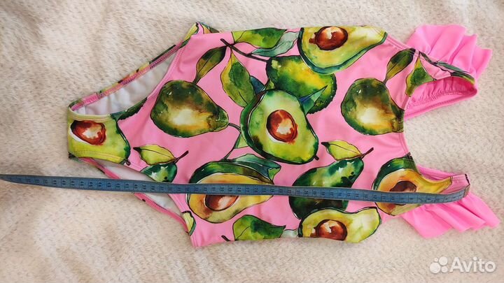 Купальник для девочки с авокадо