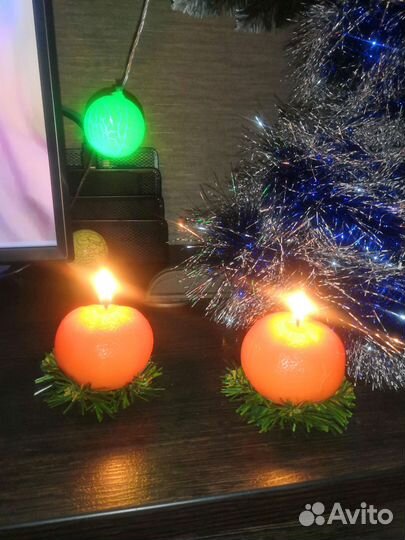 Новогодняя свеча 