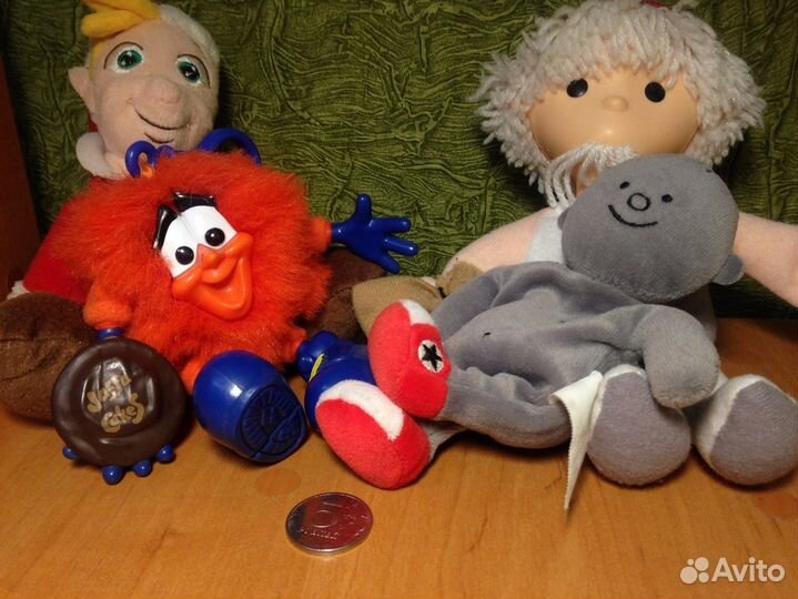 Мягкие игрушки Макдональдс, Angry Birds и другие