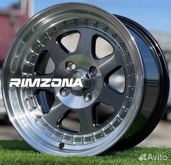 Литые диски work R15 4x100 srt. Новые диски