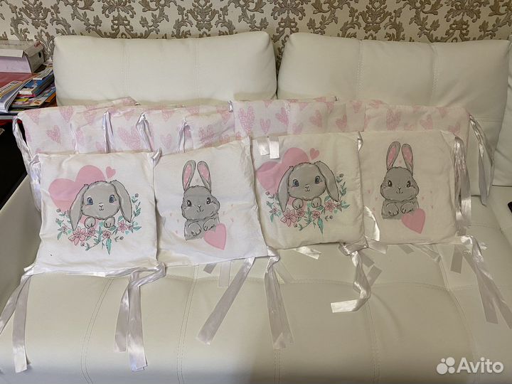 Бортики в детскую кроватку