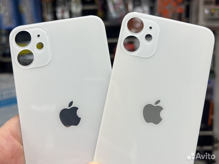Стекло корпуса заднее iPhone 11 белое