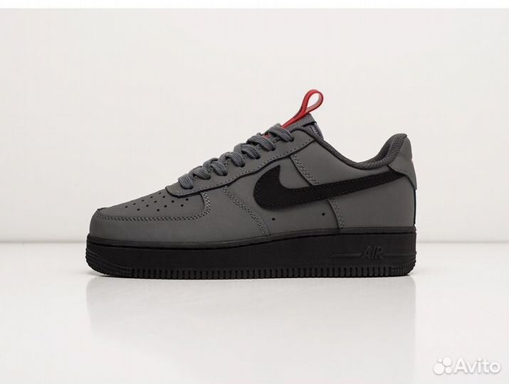 Nike AIR force 1 LOW wmns серые