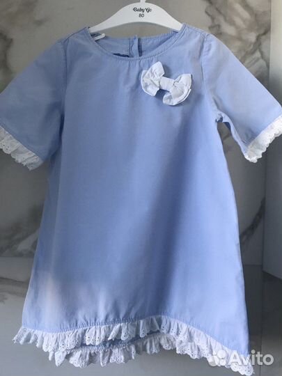 Летнее платье для девочки 116