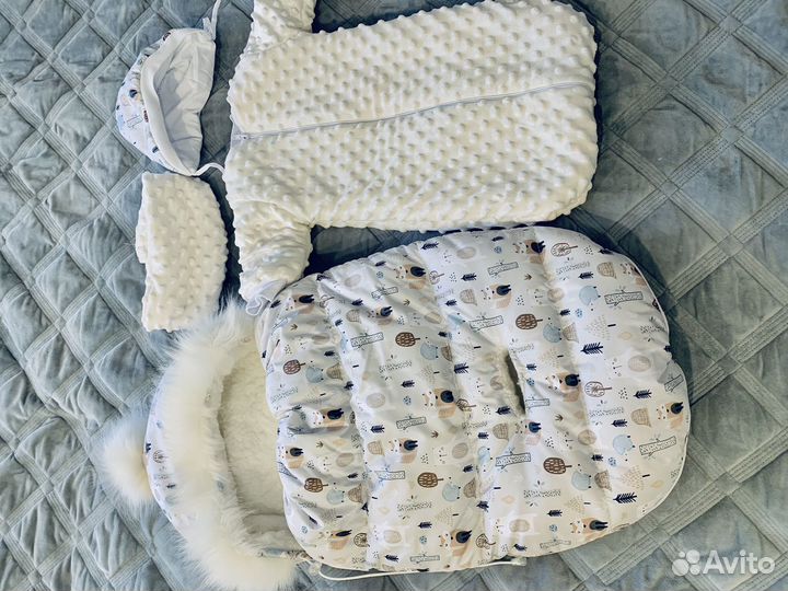 Зимний конверт в коляску