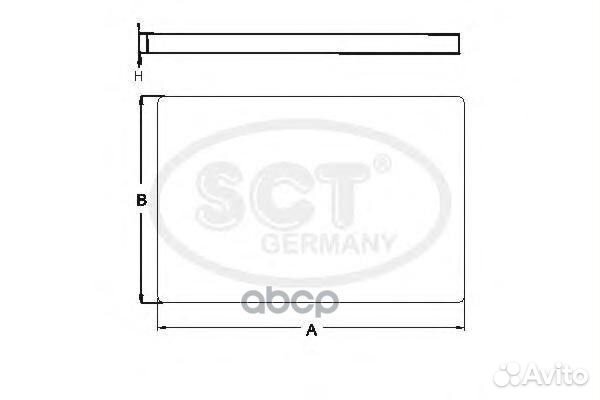 Фильтр салонный SA1160 SCT