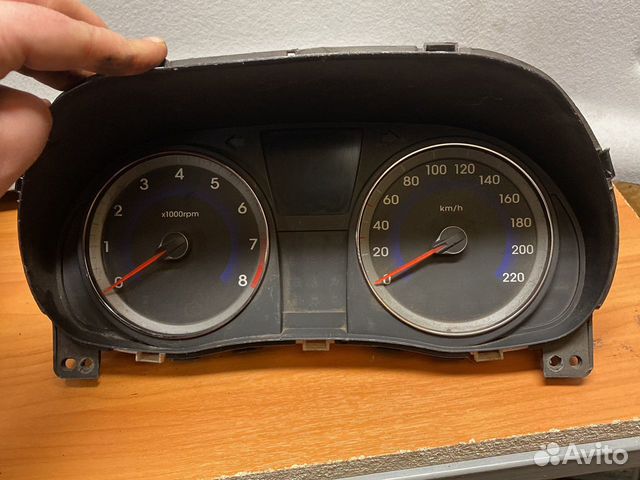 Солярис щиток приборов, комбинация приборов