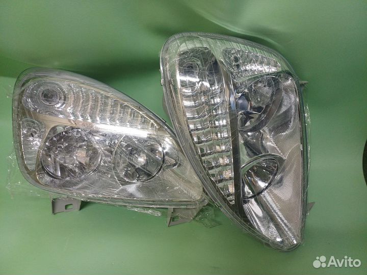 Передние фары Газель Соболь пластик