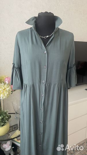Платье Длинное Новое хлопок р 44,46