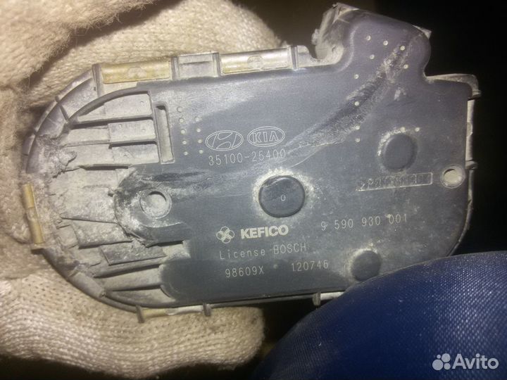 Заслонка дроссельная Kia Sorento 2 XM