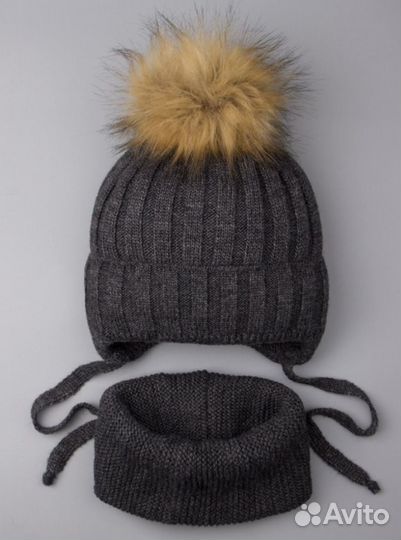 Шапка и снуд для малыша