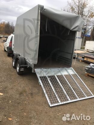 Прицеп фургон 32.022 с трапом для заезда.Запчасти