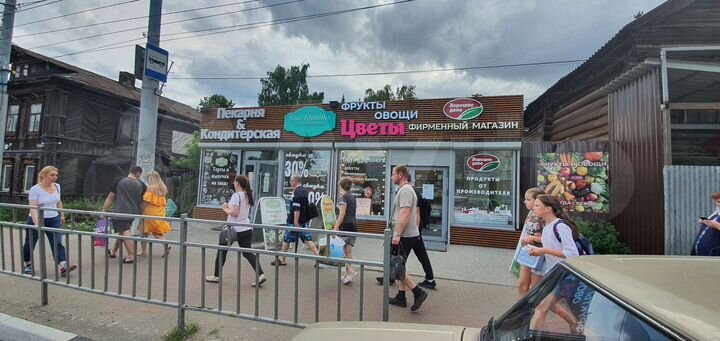 Торговая площадь 2 магазина(110м2+107м2) +108м2дом