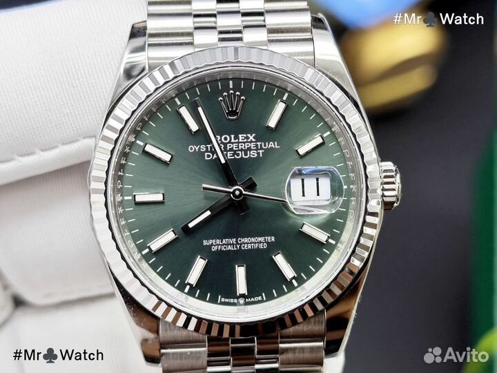 Часы Rolex Datejust 36mm Green