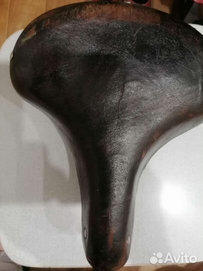 Седло для велосипеда кожаное СССР