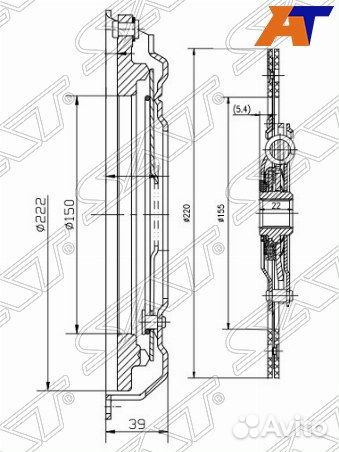 Комплект сцепления volvo C30