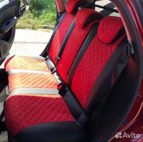 Чехлы Алькантара Ромб Renault Arkana от Автопилот