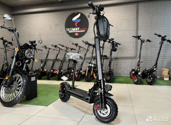 Электросамокат Wolong полный привод 2000 wt