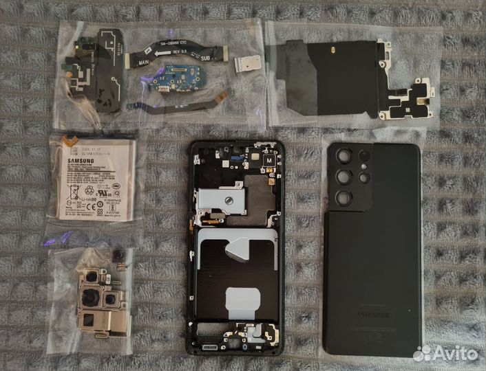 Запчасти на Samsung S21 Ultra
