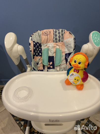 Стульчик для кормления nuovita unico с качением