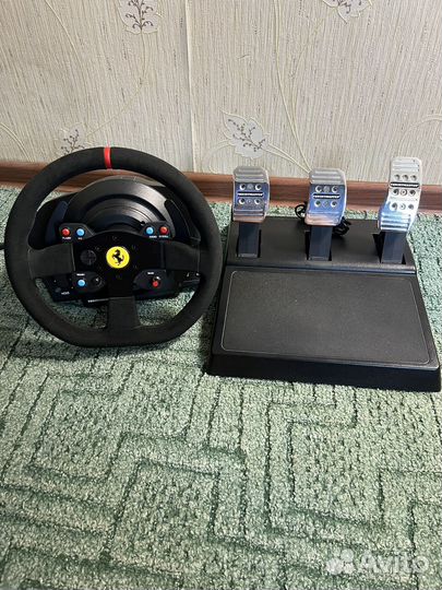 Игровой руль thrustmaster t300 alcantara