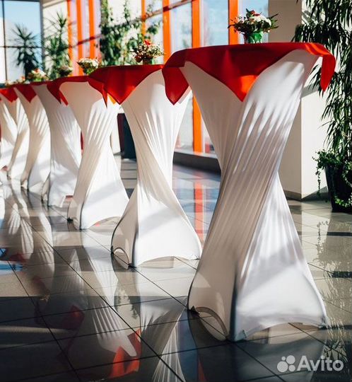 Аренда фуршетных столов