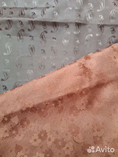 Ткани СССР (крепдешин, шерсть, шелк, лён, хлопок)