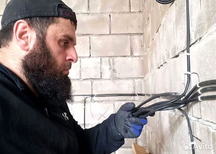 Электрик, услуги электрика недopoгo